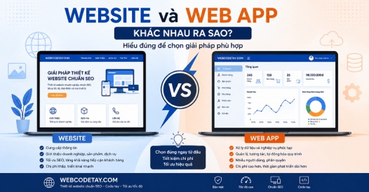 Website và Web App khác nhau ra sao?