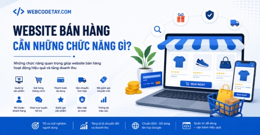 Website bán hàng cần những chức năng gì?