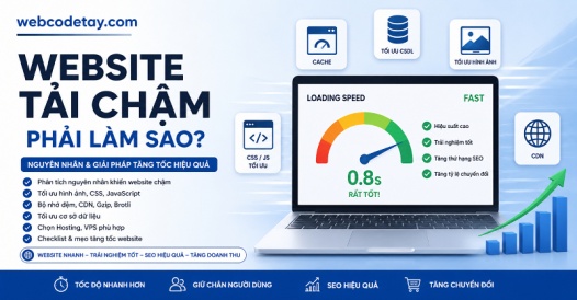 Website tải chậm phải làm sao?