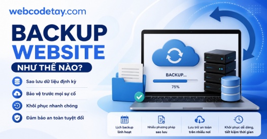 Backup website như thế nào?