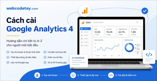 Cách cài Google Analytics 4