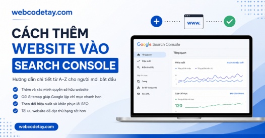 Cách thêm website vào Search Console