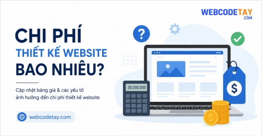 Chi phí thiết kế website bao nhiêu?