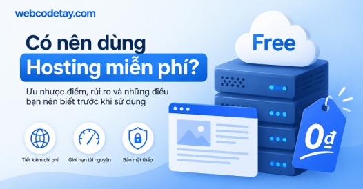 Có nên dùng hosting miễn phí?