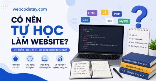 Có nên tự học làm website?