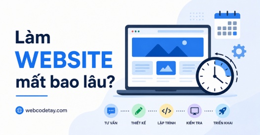 Làm website mất bao lâu?