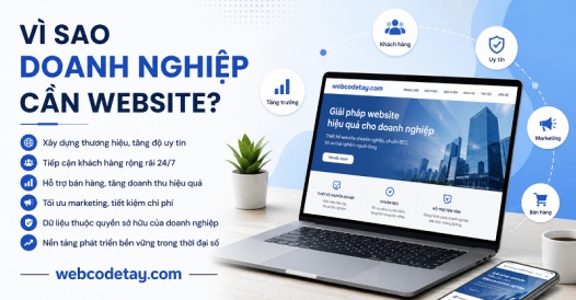 Vì sao doanh nghiệp cần website?
