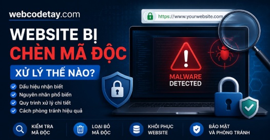 Website bị chèn mã độc xử lý thế nào?
