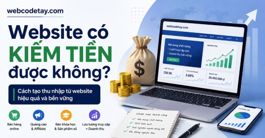 Website có kiếm tiền được không?