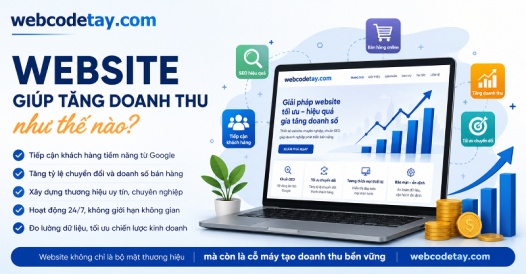 Website giúp tăng doanh thu như thế nào?
