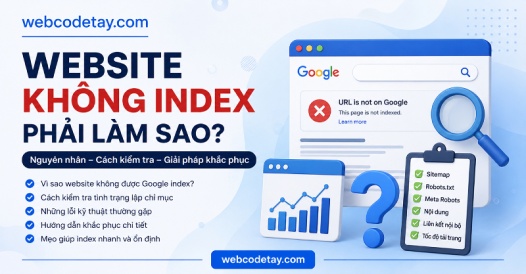 Website không index phải làm sao?