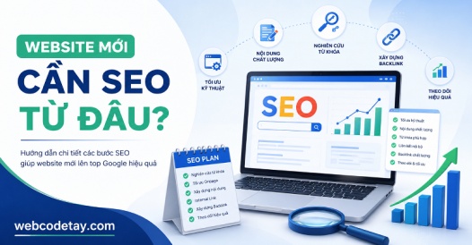 Website mới cần SEO từ đâu?