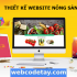 Thiết kế website Bán hàng Nông sản, Thực phẩm sạch