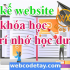 Thiết kế website Bán khóa học Siêu trí nhớ học đường