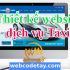 Thiết kế website dịch vụ Taxi
